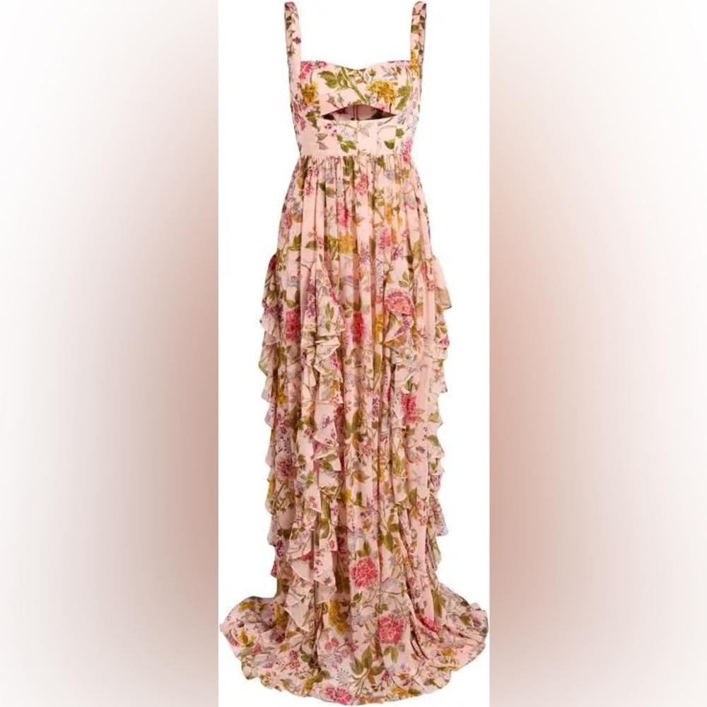 CINQ A SEPT XIOMARA FLORAL DRESS - Picture 3 of 12